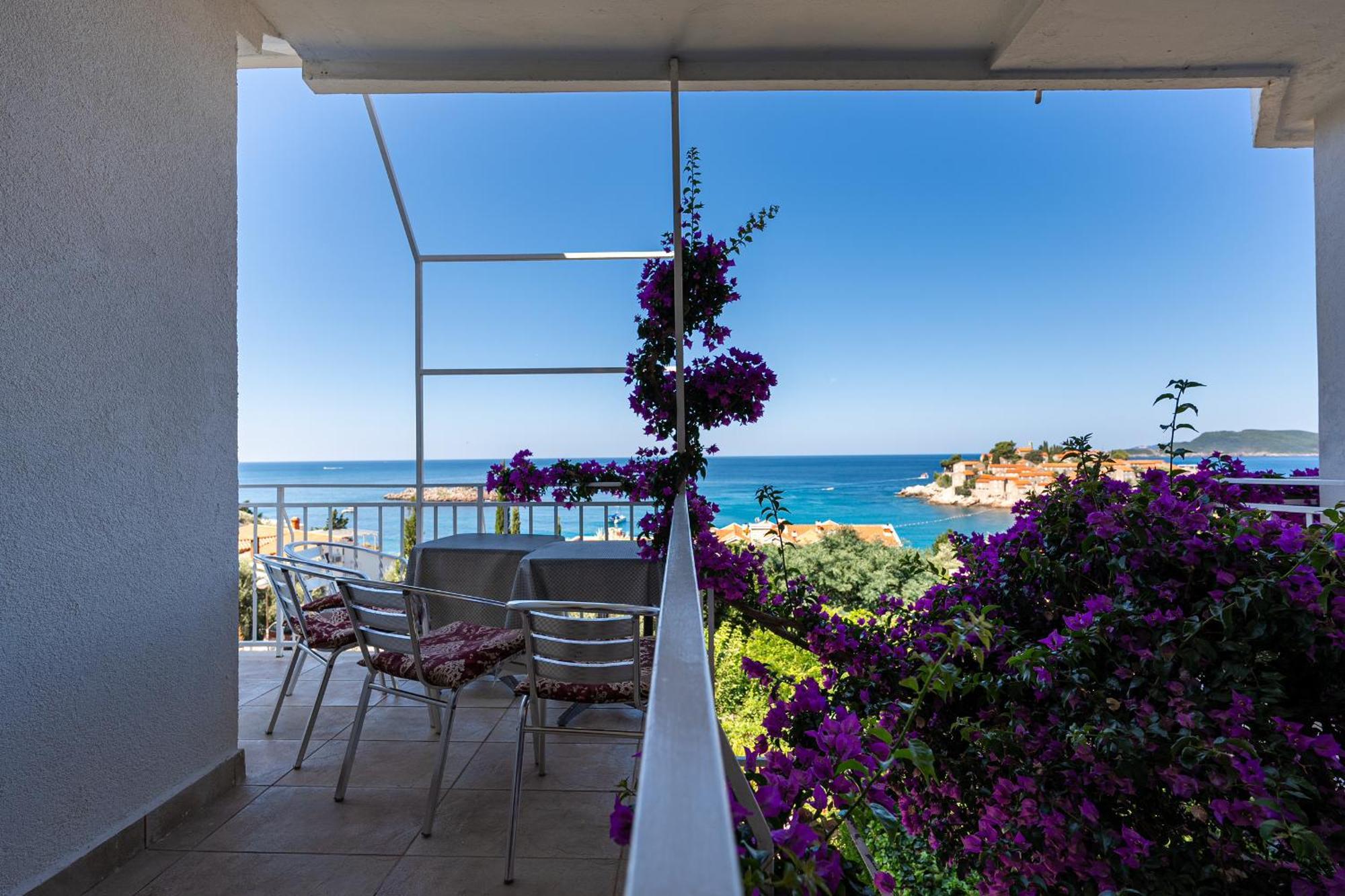 Sun Rose Apartments Sveti Stefan Camera foto